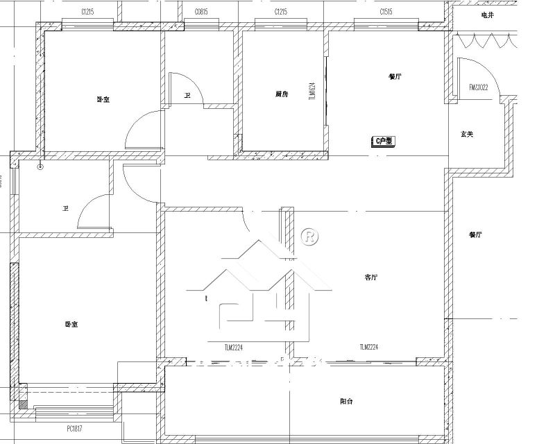 廬江(jiāng)美的城(chéng)施工戶(hu)型圖