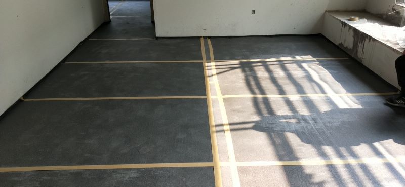 杭(háng)州濱江錦粼府現(xian)場改性聚丙烯保(bao)溫隔聲闆現場鋪(pù)設